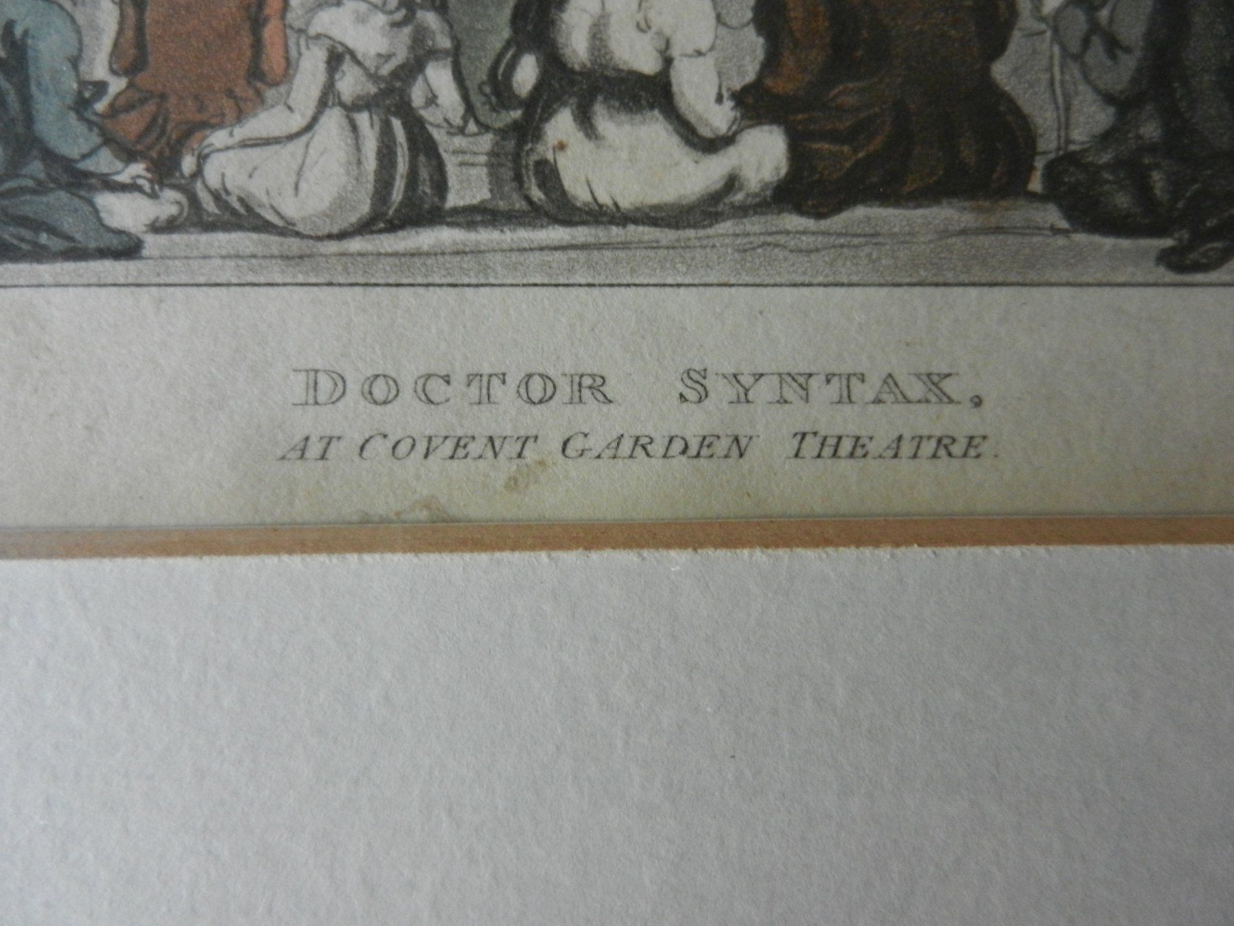 Foto & Immagini: Doctor Syntax Oper London Rowlandson gerahmt – Usato da Wolfwil venduto da Verbenia 3