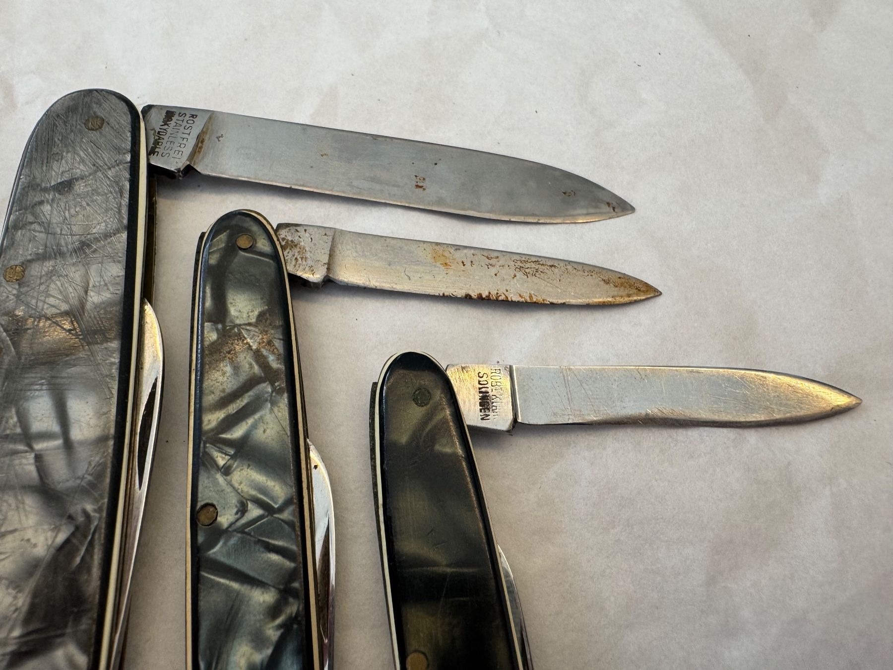 Solingen Coltelli tascabile: Vintage Taschenmesser Solingen – Usato da Kestenholz venduto da Sackmesser67 6