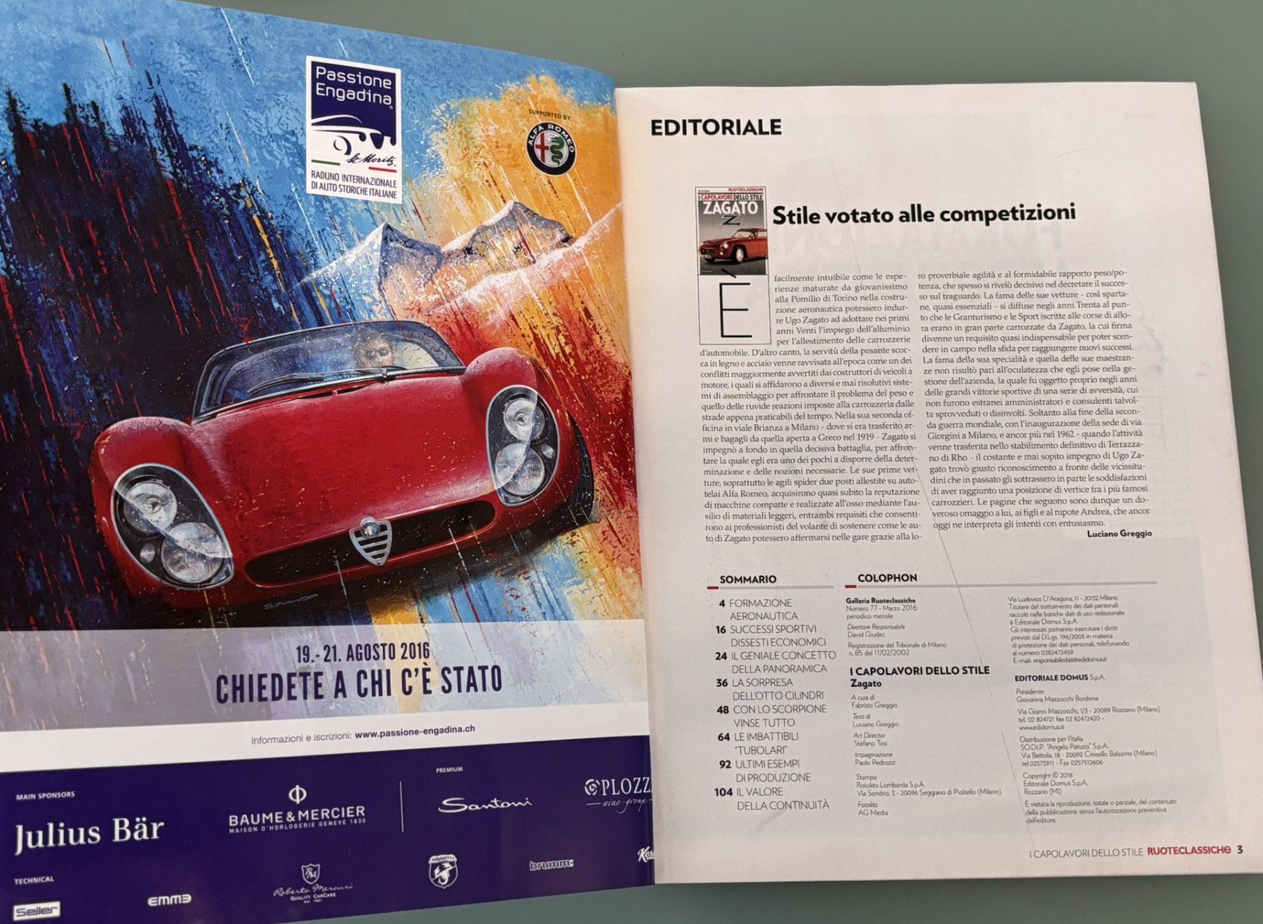 Alfa Romeo Modellautos: ZAGATO Milano * Ruoteclassiche 2016 – Gebraucht aus Sion von lol_98vj 1