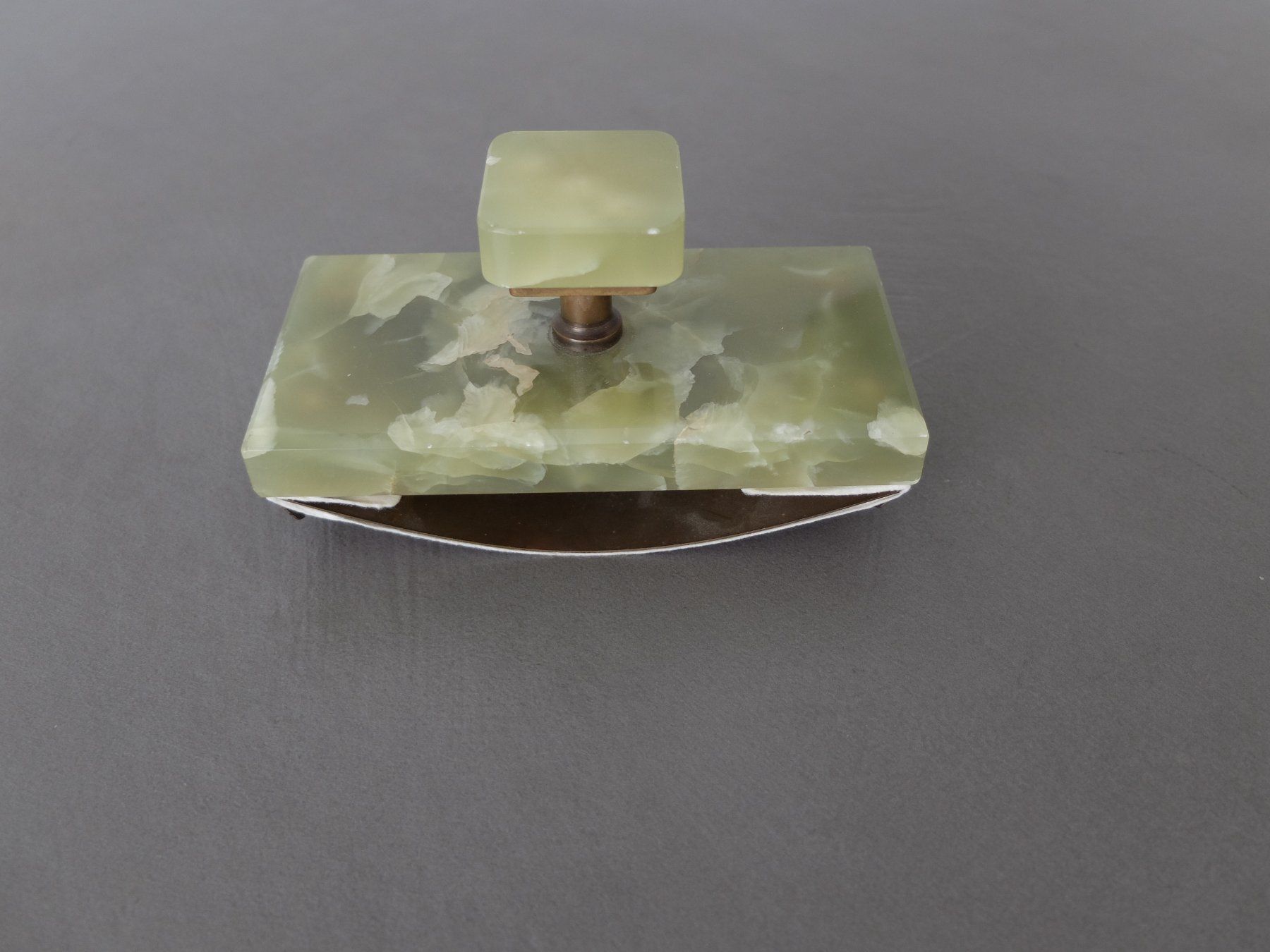 Sonstige Antiquitäten & Kunst: Schreibtisch Garnitur aus Onix – Gebraucht aus Aegerten von Alfmann 3