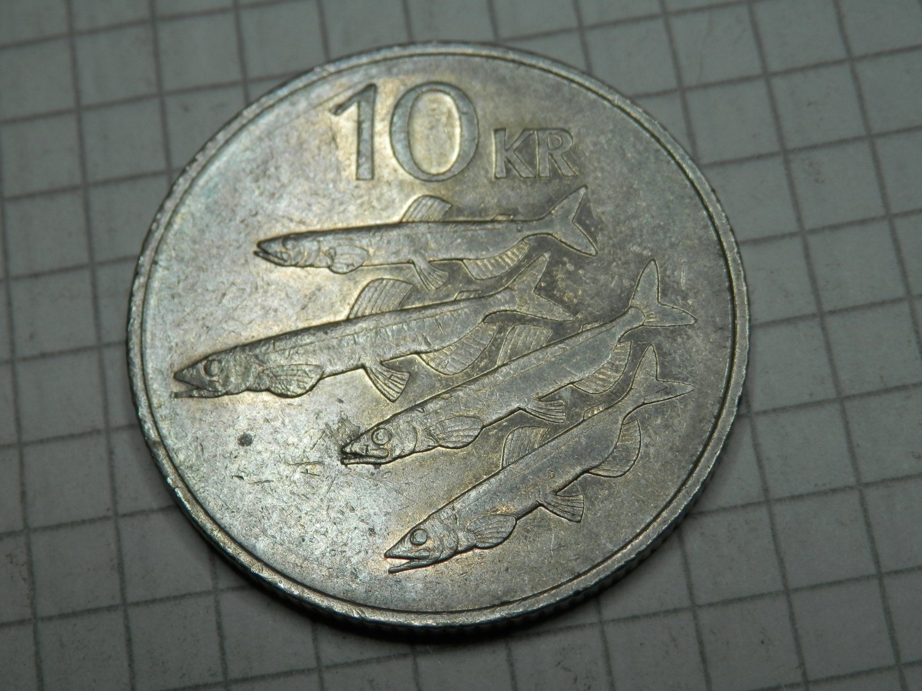 Tutti le monete: Island  10 Kronen, 1987 – Usato da Weiach venduto da weiach81