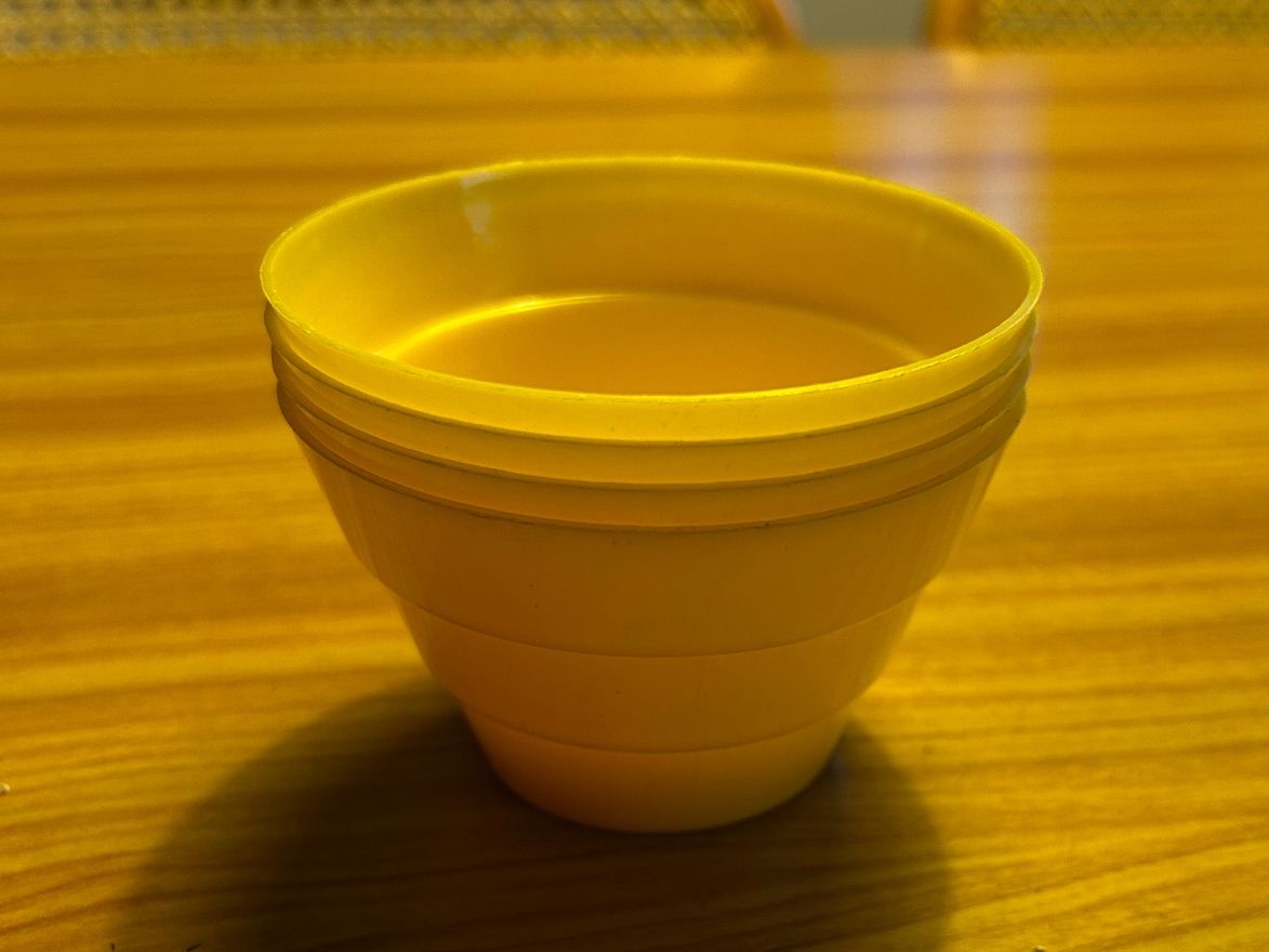 Contenitori & Simili: Puddingbecher Dr. Oetker Vintage 60er 70er Space Age – Usato da Steffisburg venduto da smocky17 4