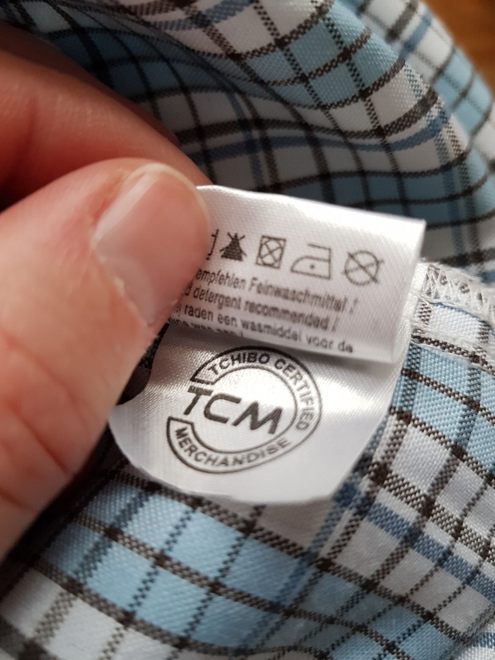 Camicie: Kurzarmhemd, hellblau kariert, Gr. M - Sommerhemd! – Usato da Nendeln venduto da Zopfie_ 3