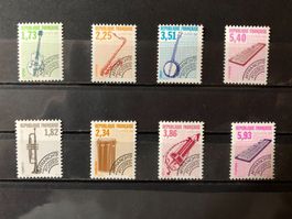 () Préoblitérés Instruments 1992/93 Neufs**