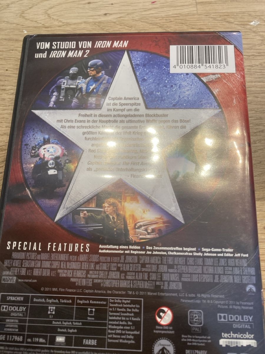 Tous les DVDs: Captain America dvd top zustand – D'occasion à Seengen par Predator86 1