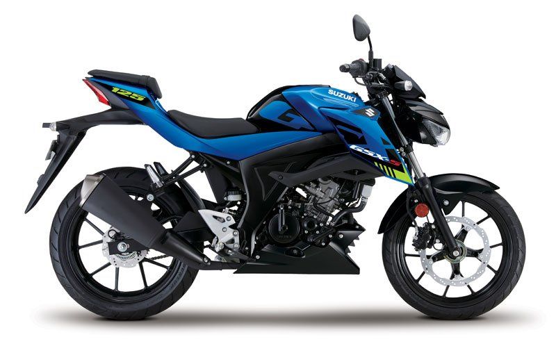 Suzuki Strasse: neue Suzuki GSX 125 blau – Gebraucht aus Seewen SO von Eliane-Nora