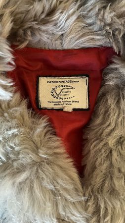 Veste en cuir Culture Vintage, taille 1