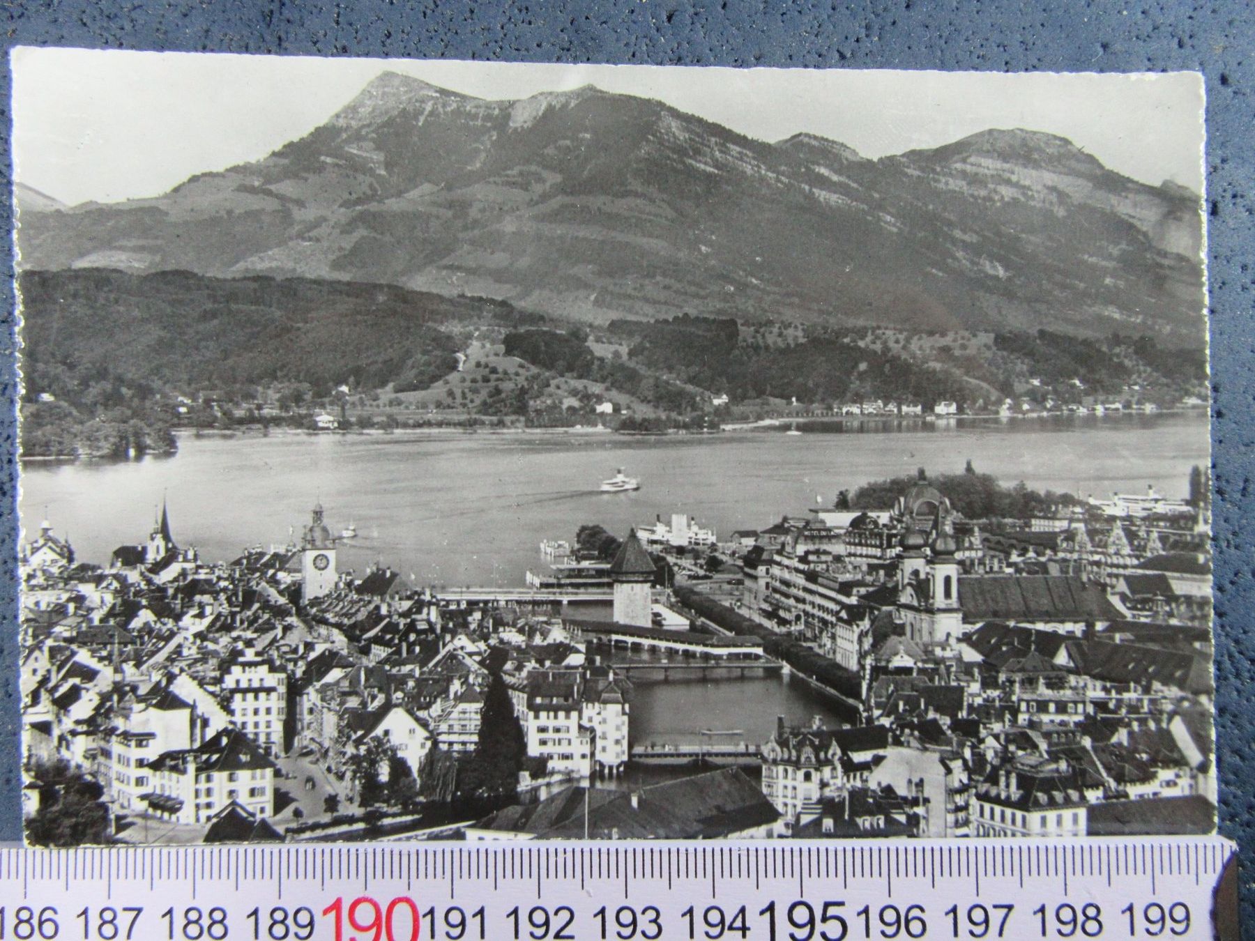 Cartoline postali: LUZERN MIT RIGI LUFTBILD LU AK – Usato da Ettingen venduto da Hausi4711