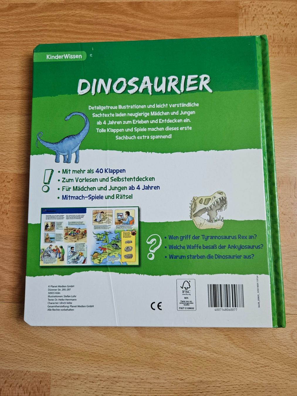 Libri: Dinosaurier Kinderbuch mit Klappen – Usato da Ebikon venduto da SecondChance_byM 1