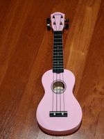 Ukulele NOIR pink mit Tasche neuwertig