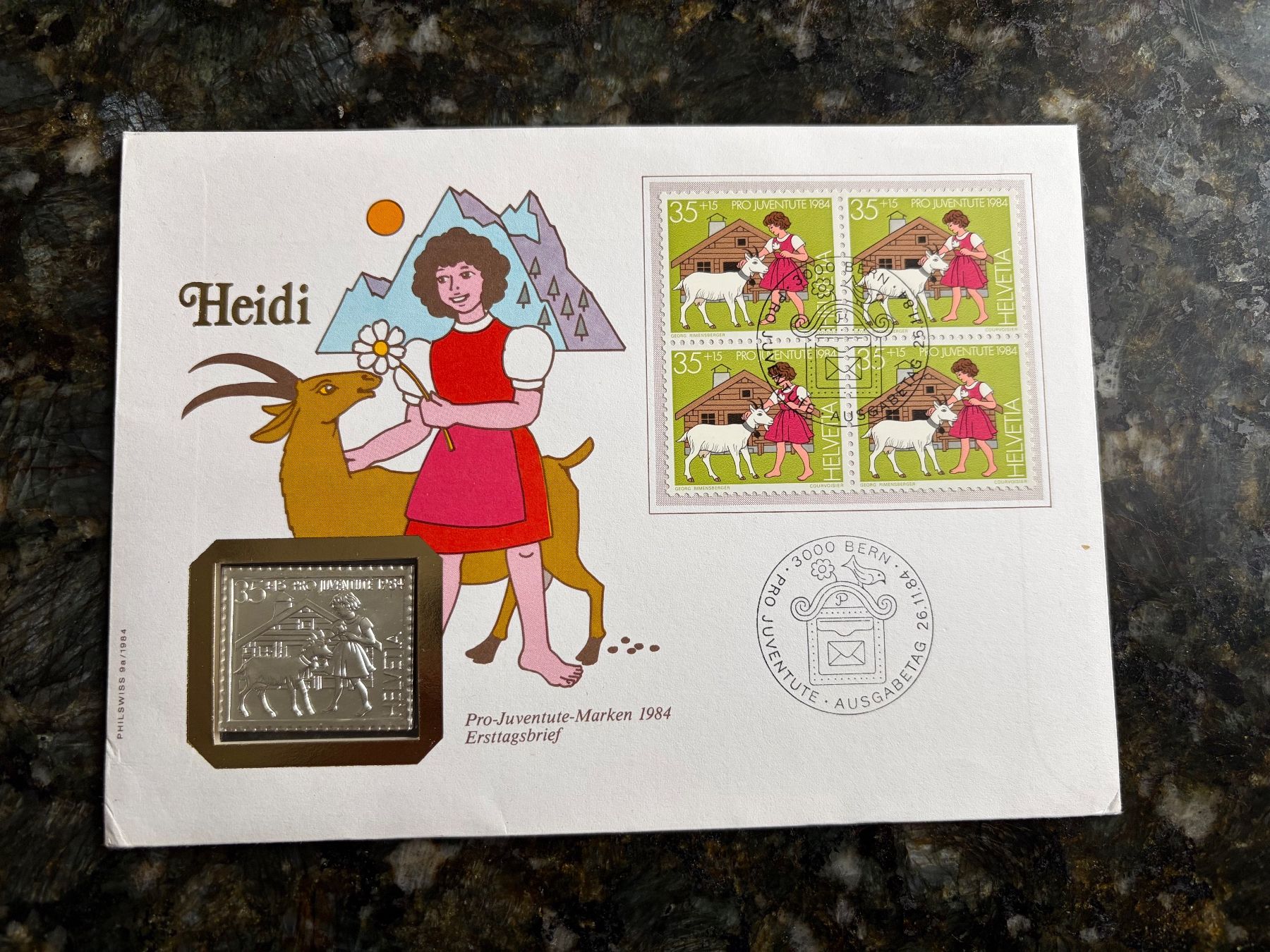 Alle Münzen: Münzbrief Heidi – Gebraucht aus Reichenburg von Strok10
