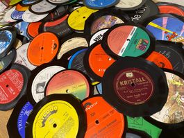 Schallplatten Vinyl Labels 120 Stk.