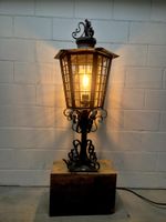 Schmiedeeiserne Laternenlampe Vintage