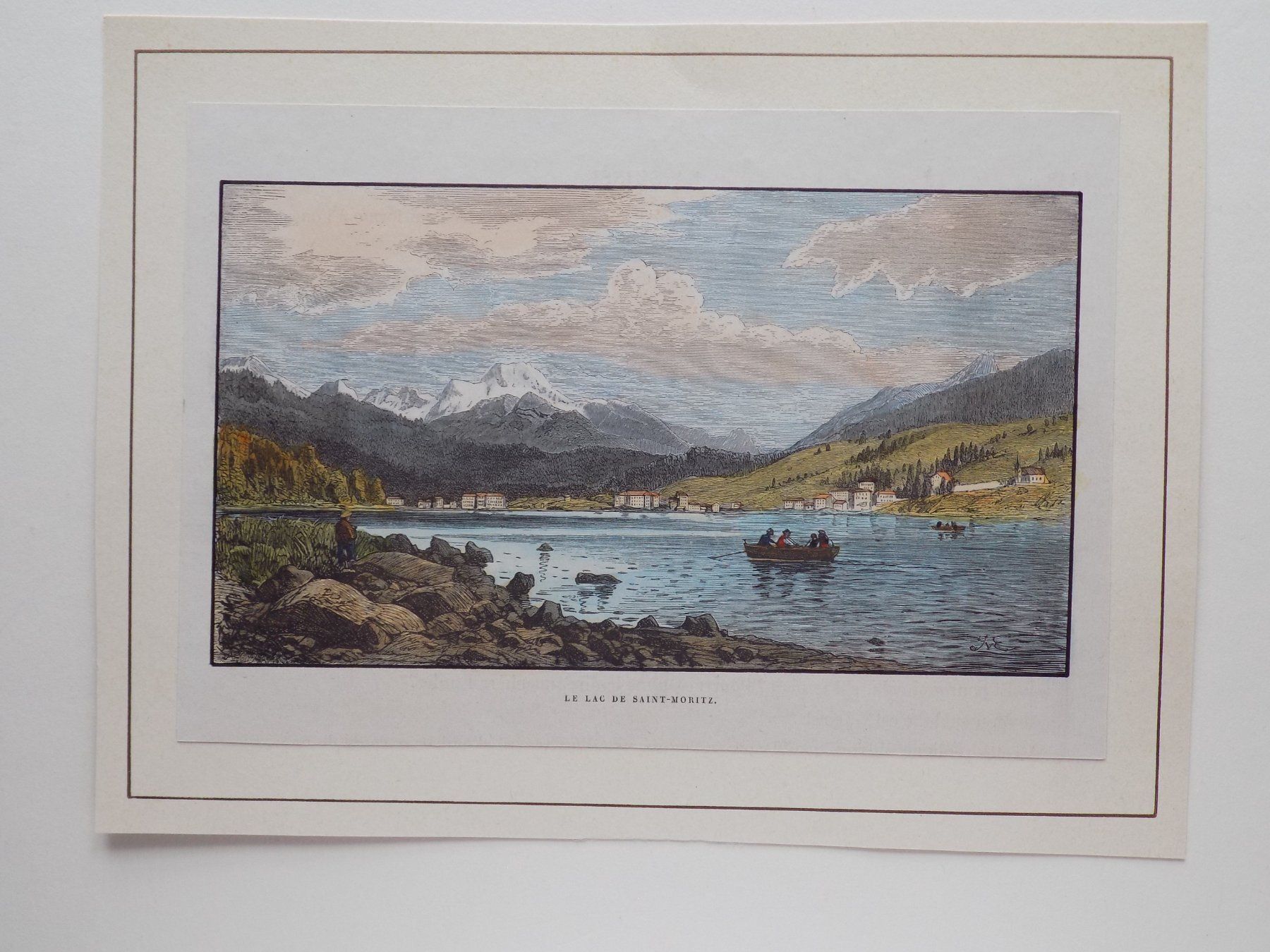 Stiche: St.Moritz See Engadin – Gebraucht aus Risch von Rischli15