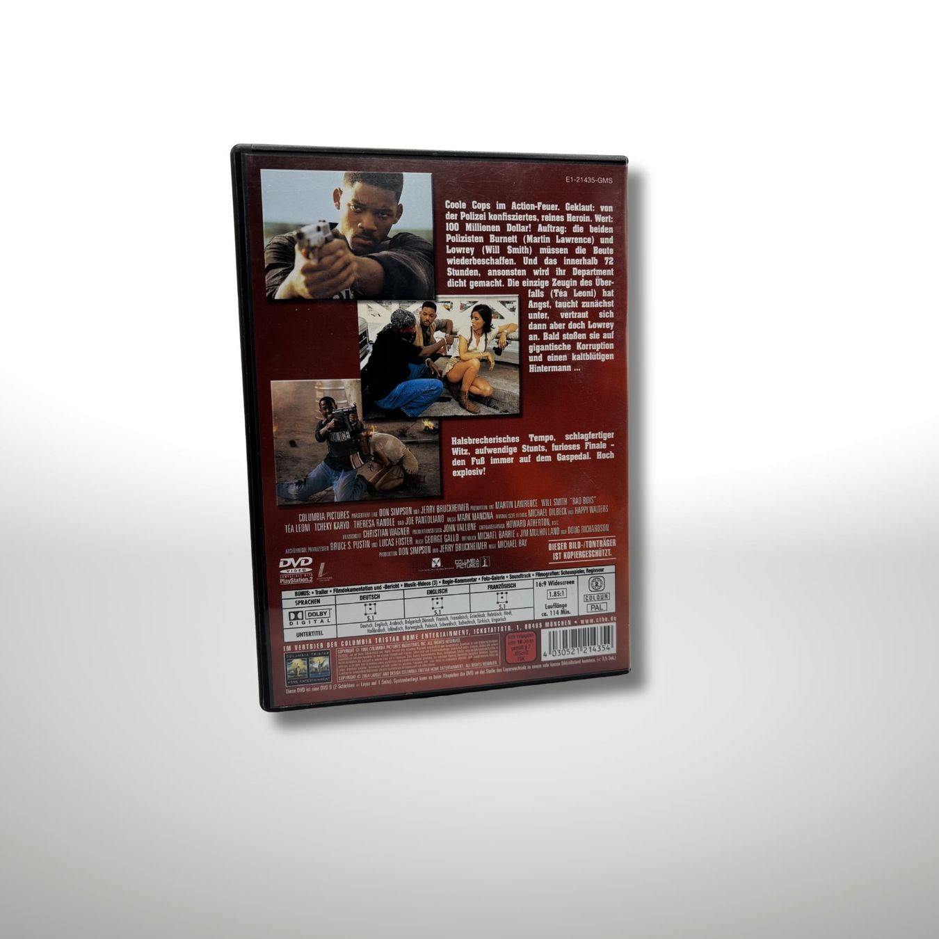 Tutti i DVDs: BAD BOYS - MARTIN LAWRENCE & WILL SMITH – Usato da Rickenbach SO venduto da steinerhome 1