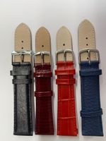 4 Stück Uhrenarmband 20mm Leder, Uhrenband 4x gemischt