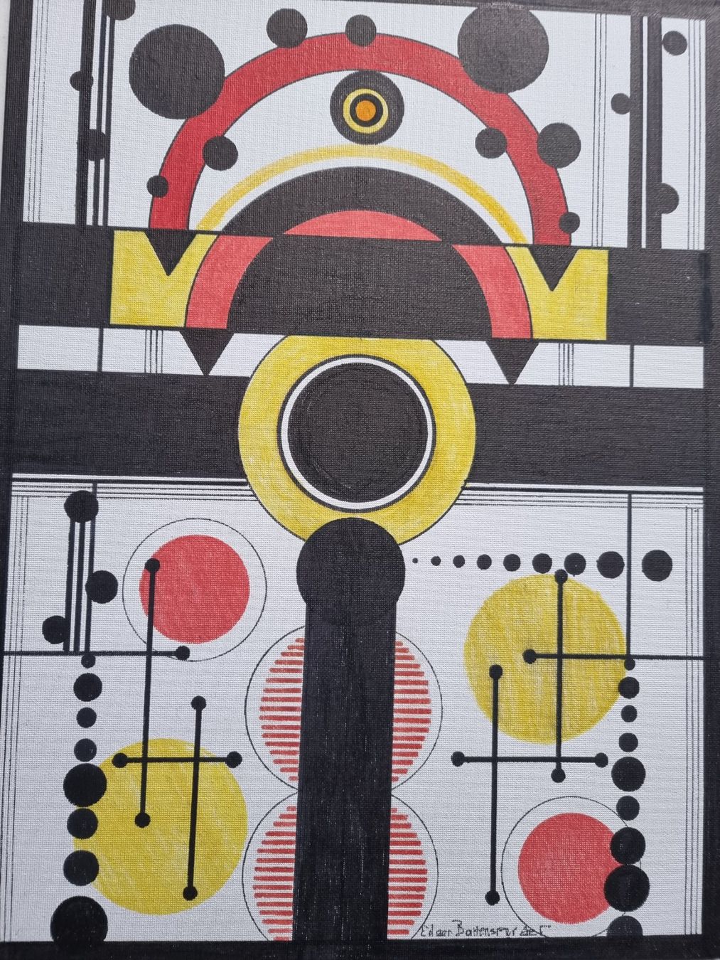 Dipinti: EDGAR BALTENSPERGER ORIGINAL MISCHTECHNIK ACRYL SIGNIERT – Usato da Gersau venduto da grafik-kunst 1