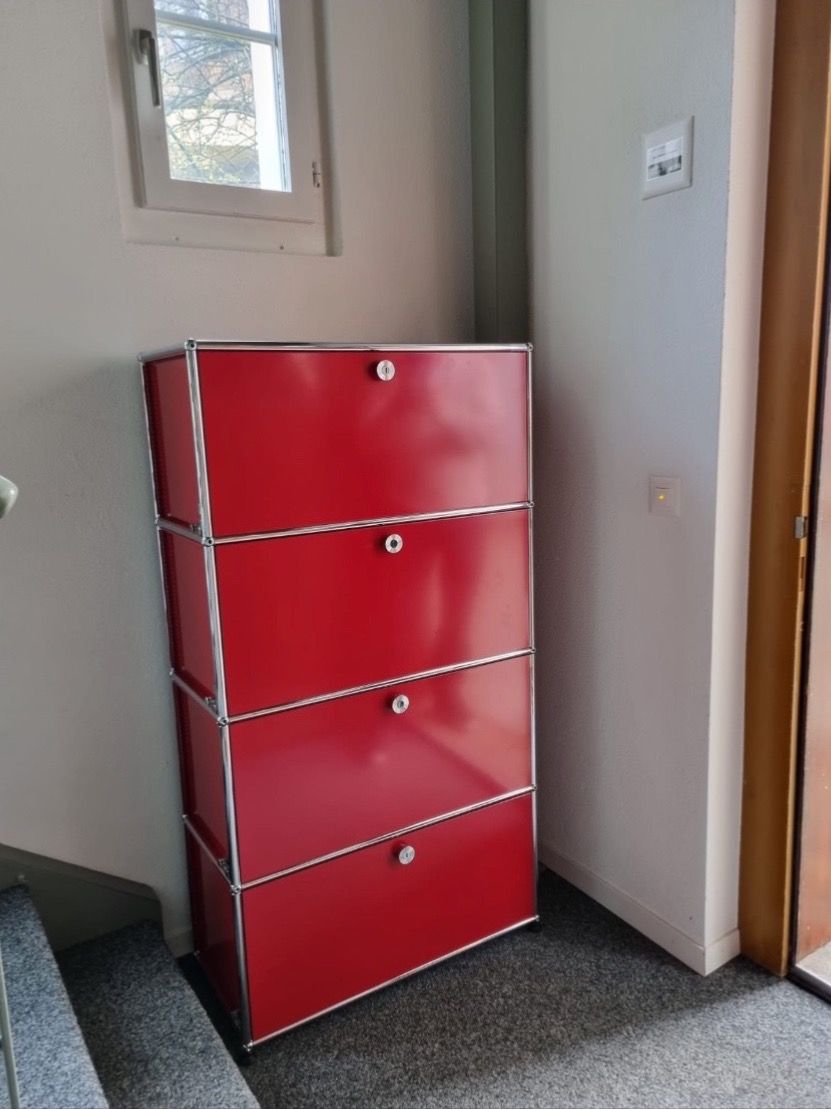 USM Scaffali: USM Regal/Highboard Rot Lieferung Gratis – Usato da Thun venduto da Thuno6 2