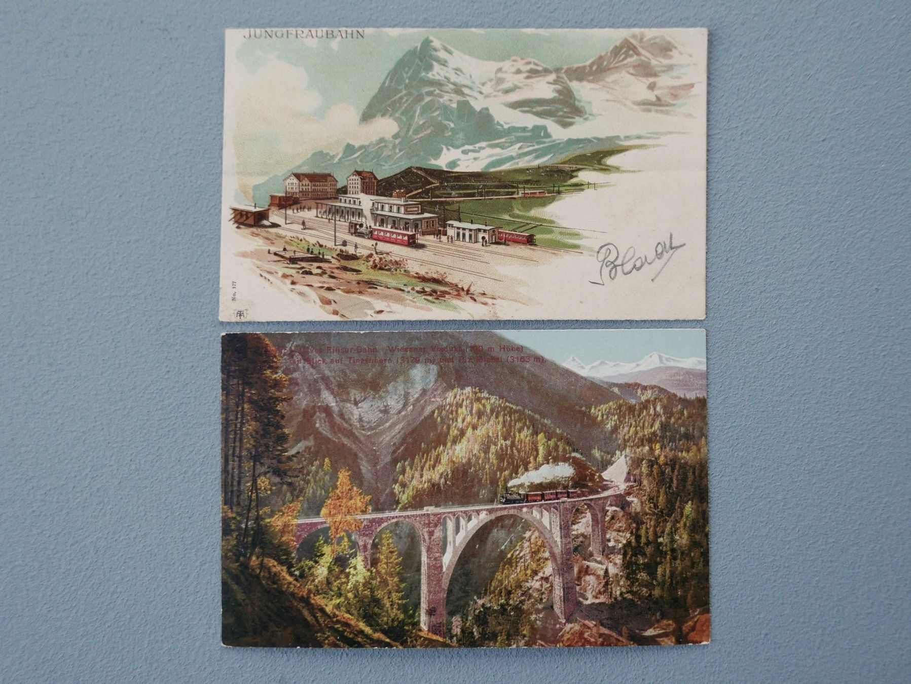 Cartes postales: ANTIKE ANSICHTSKARTEN BERGBAHNEN SCHWEIZ – D'occasion à Balgach par Zwischenraum 3