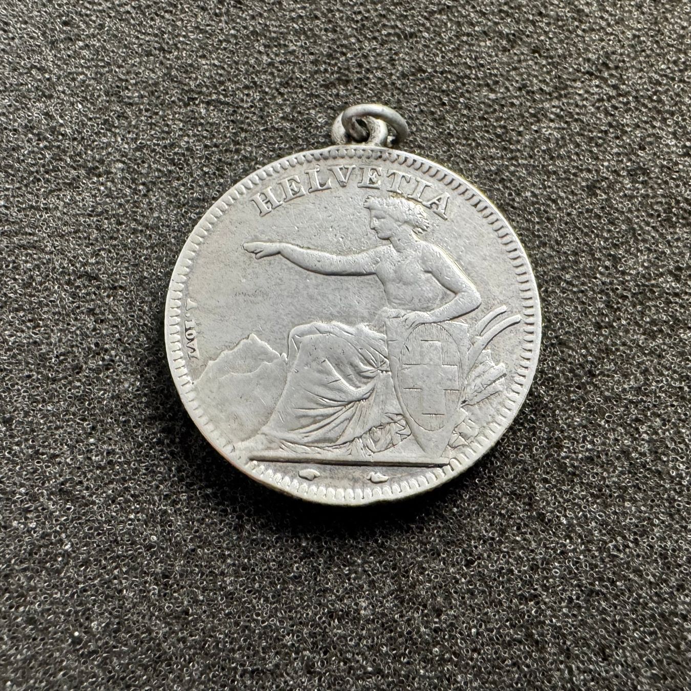 Tutti le monete: 2 Franken Schweiz  Silber 1850 – Usato da Reitnau venduto da tb-muenzen 1