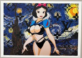Death: Sexy Van Gogh Girl, POP Art, signiert 86/100
