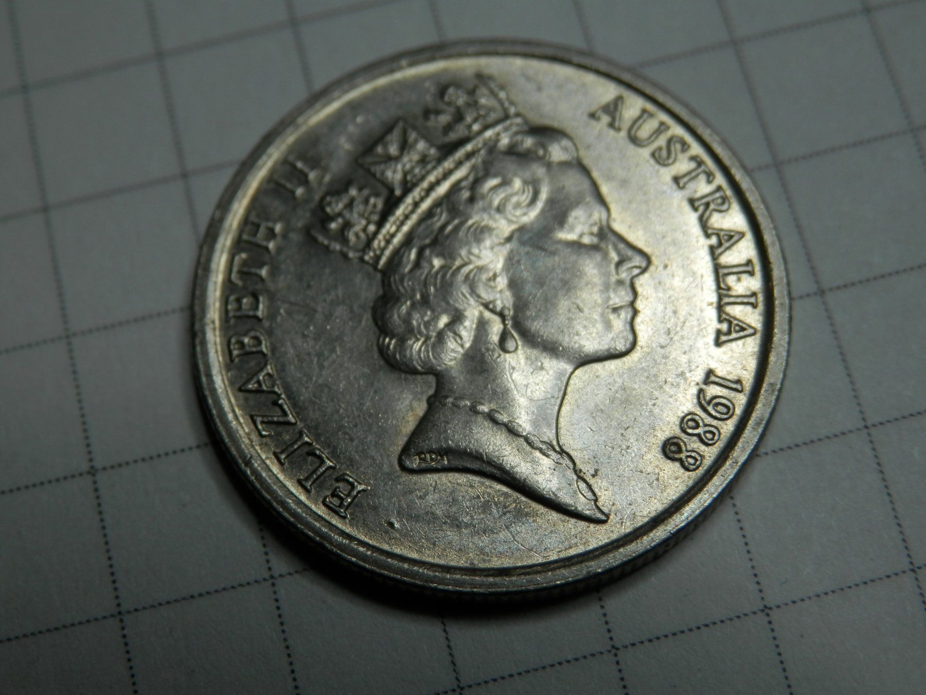 Tutti le monete: Australien 5 Cent, 1988 – Usato da Weiach venduto da weiach81