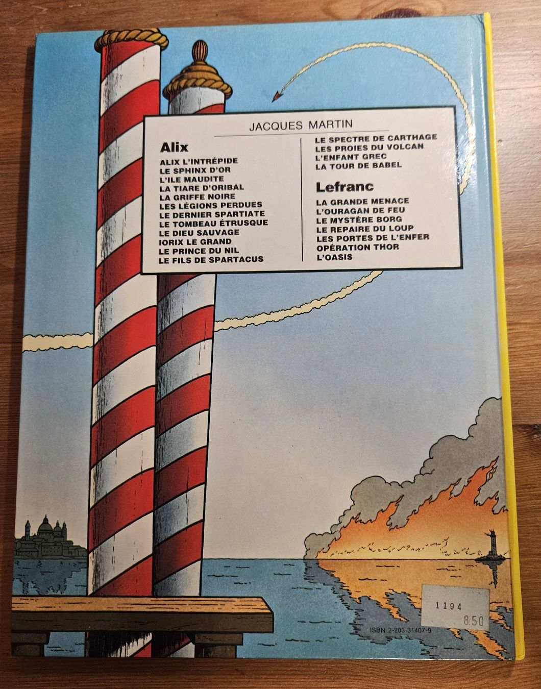 Fumetti: Lefranc N 7 (T.B,E,)   L'oasis – Usato da Prévonloup venduto da bitume1975 1