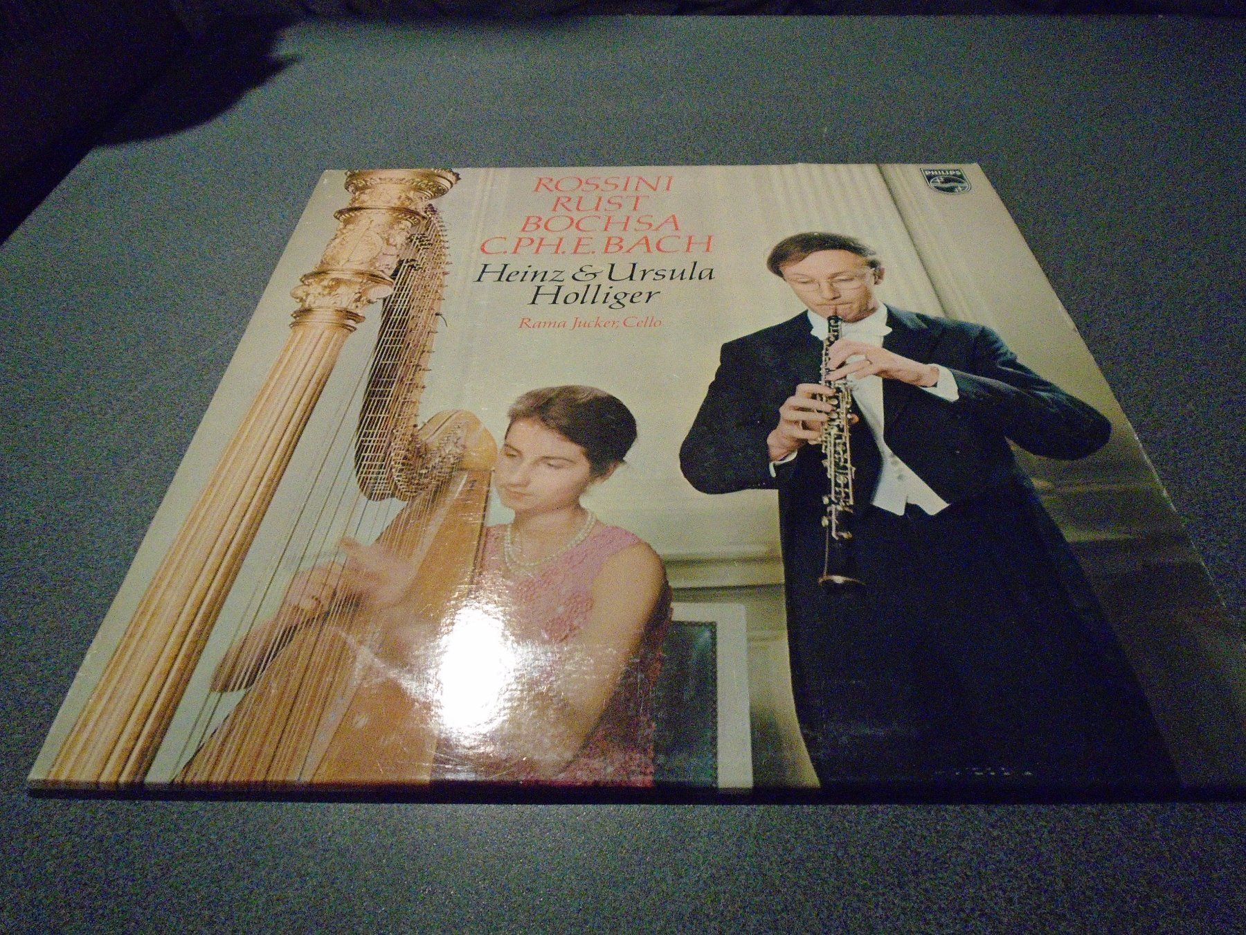 Dischi in vinile: Schallplatte Rossini, Rust, Bochsa, Bach, Holliger – Usato da Zürich venduto da abraxas1291