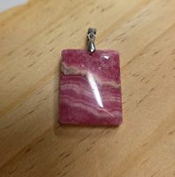Rhodochrosit Anhänger mit Metallöse