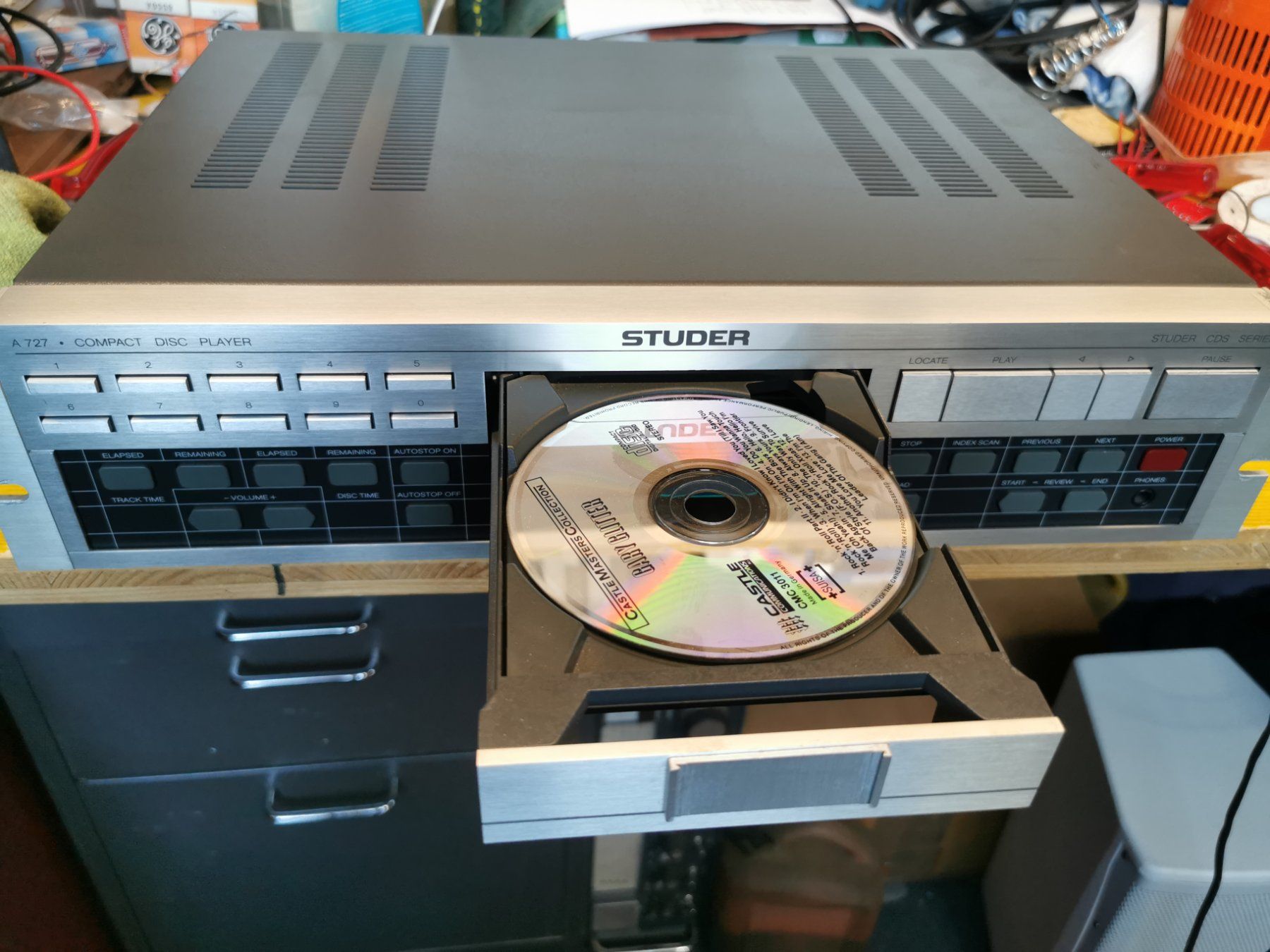 Studer Multimediaplayer & Streamer: Studer A-727 Highend CD in Top Zustand ! Komplettrestauriert – Gebraucht aus Lyssach von Osel 4