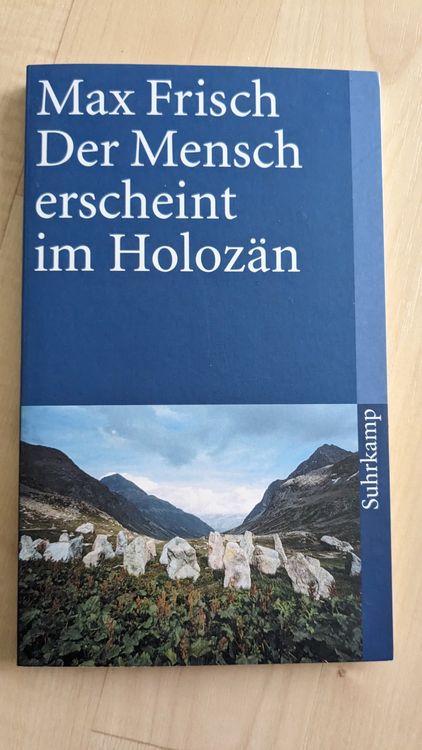 Max Frisch Der Mensch erscheint im Holozän Kaufen auf Ricardo
