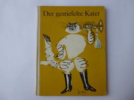 Buch Der gestiefelte Kater, Büchergilde Gutenberg 1957 antik