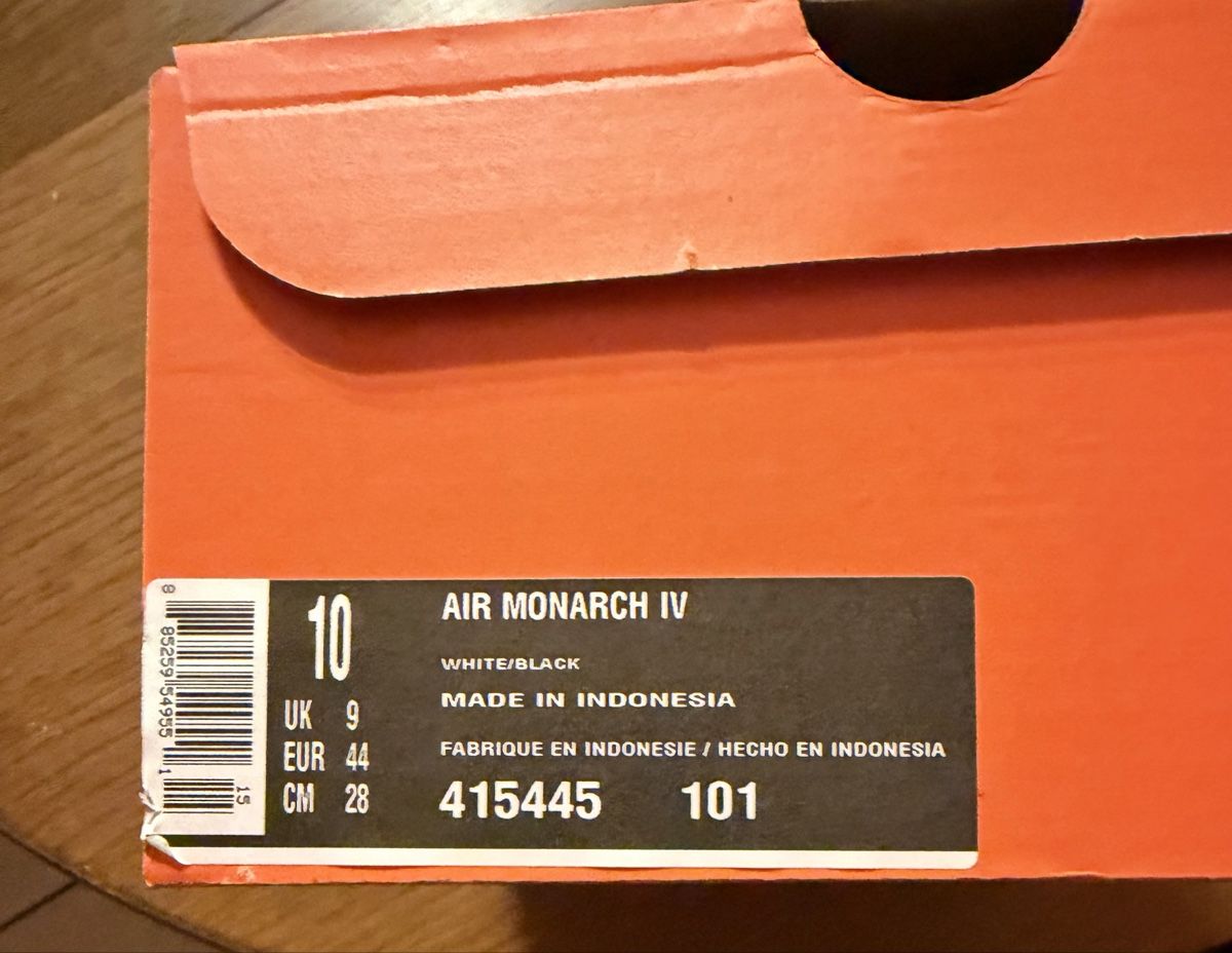 Nike Scarpe da uomo: Nike Air Monarch IV – Nuovo e nell'imballaggio originale da Davos Platz venduto da sharkflash2 2