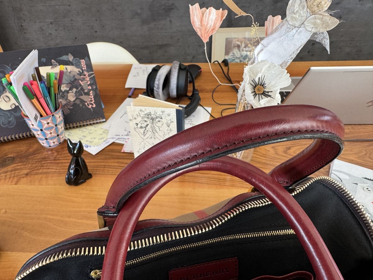 Burberry Borse da donna: Burberry Handtasche Check canvas top zustsnd – Usato da Gipf-Oberfrick venduto da Iberico 6
