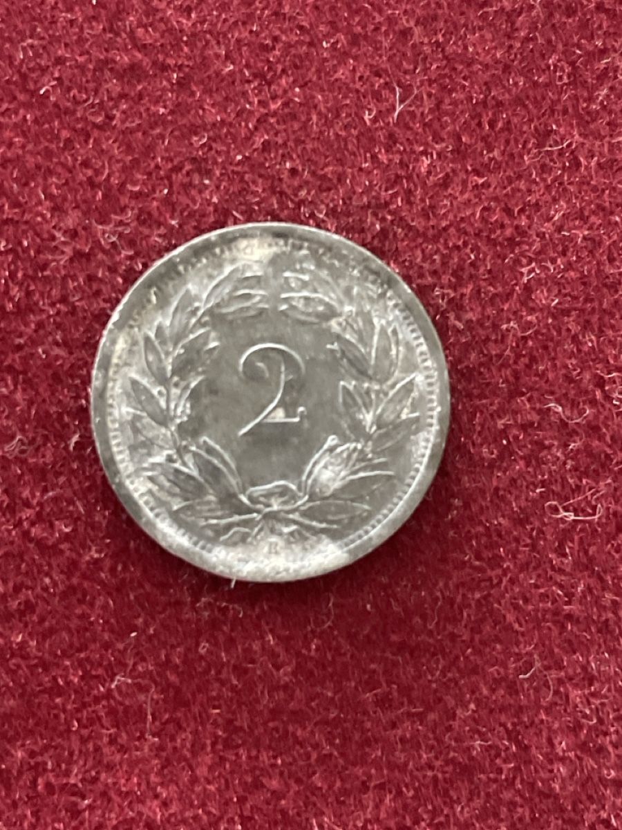 Tutti le monete: 2 Rappen 1946 B Schweiz – Usato da Basel venduto da Design-und-Allerlei 1