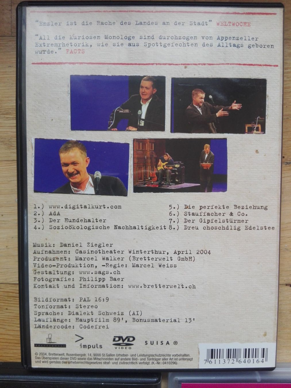 Tutti i DVDs: 3x Simon Enzler  (Schweizer-Comedy DVD's) – Usato da St.Galllen venduto da elkaphone 2