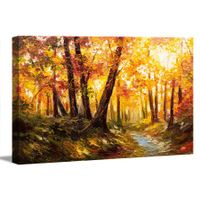 Riesig 🔝 SUPER PREIS 💲 Wandbild 120x80 NEU / Wald Idylle