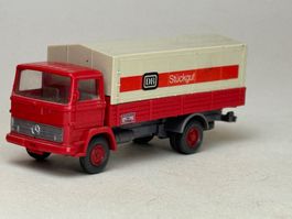 GB1-  Wiking Mercedes 1317 Deutsche Bundesbahn rot