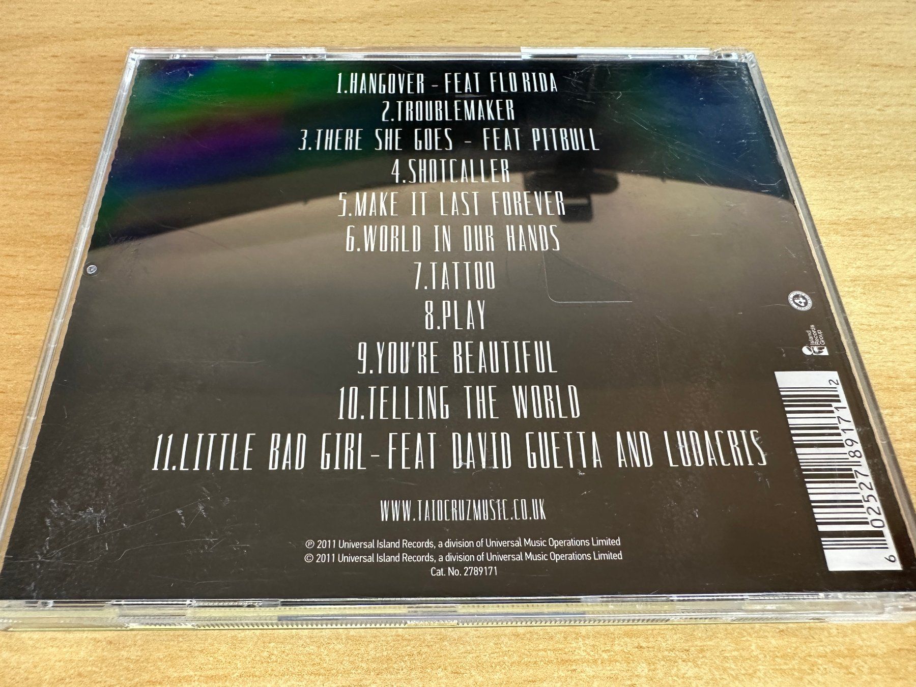 CD: Taio Cruz – TY.O – Usato da Rikon im Tösstal venduto da Alpenmutz 1