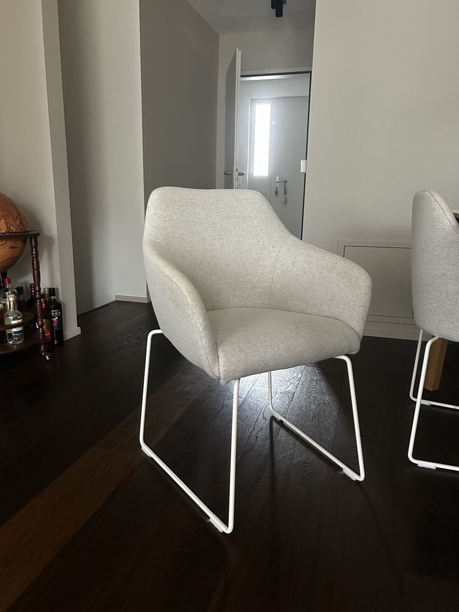 Ikea Chaises: Esszimmerstühle 6er-Set hellgrau – D'occasion à Urdorf par ga2ma