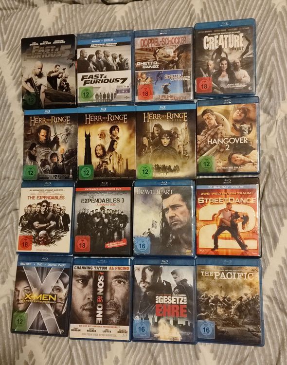 Blu-Ray Sammlung: Action, Fantasy, Komödien - 15 Filme! (Neu (gemäss ...
