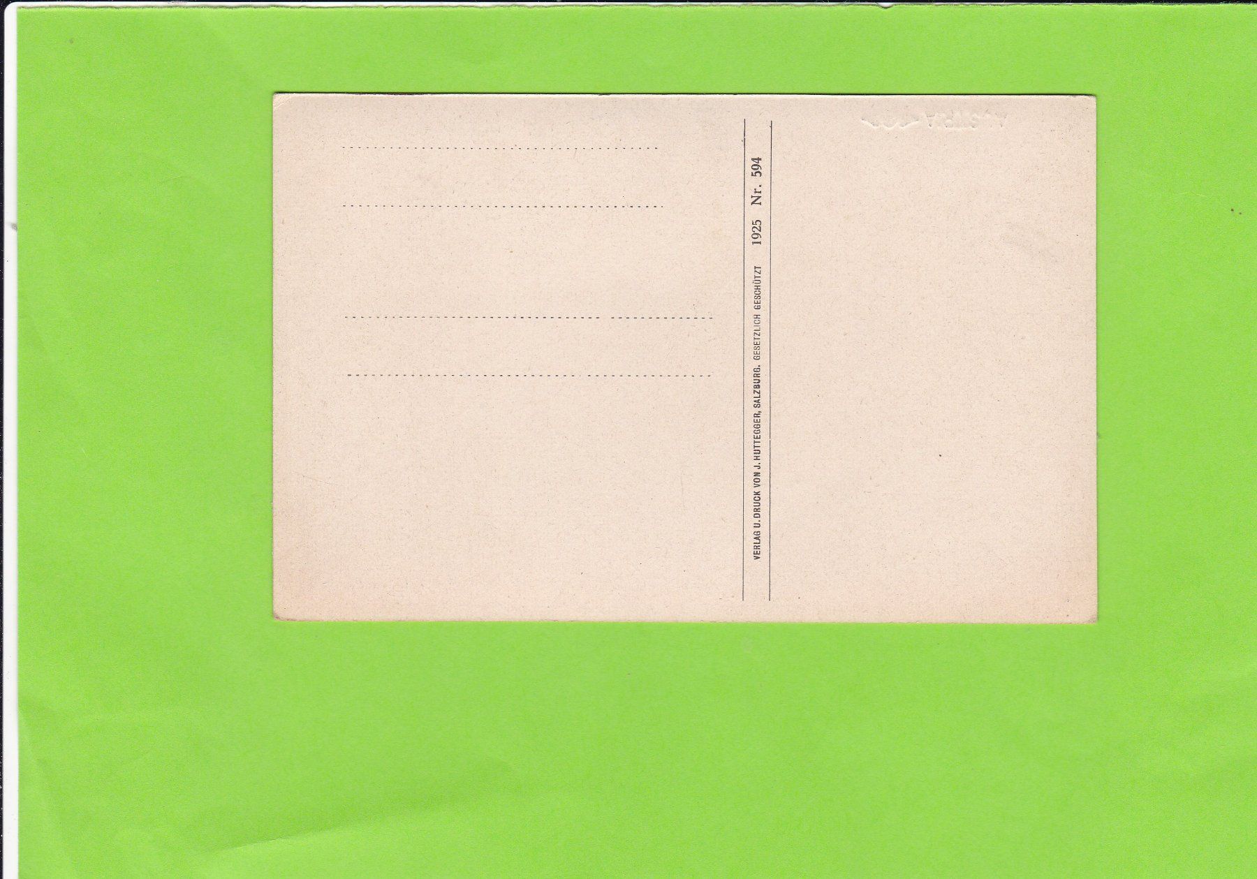 Cartoline postali: Salzburg – Usato da St. Peterzell venduto da neckertal 1