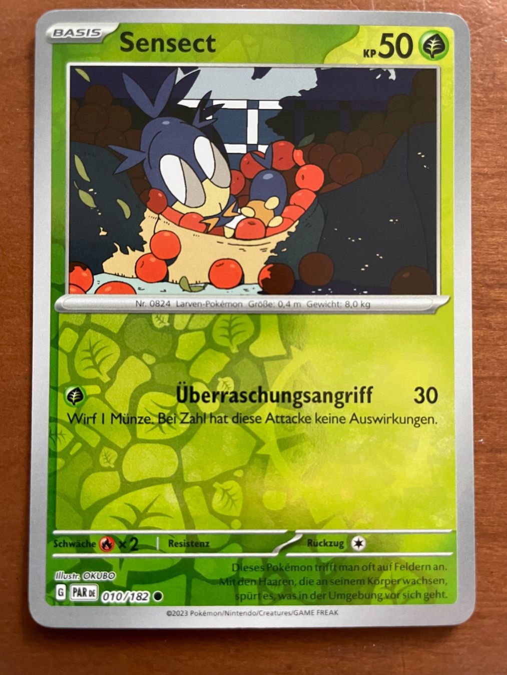 Pokémon Carte collezionabili: Pokemon Sensect Reverse (Versand gratis) – Nuovo (secondo la descrizione) da Chur venduto da Angerson