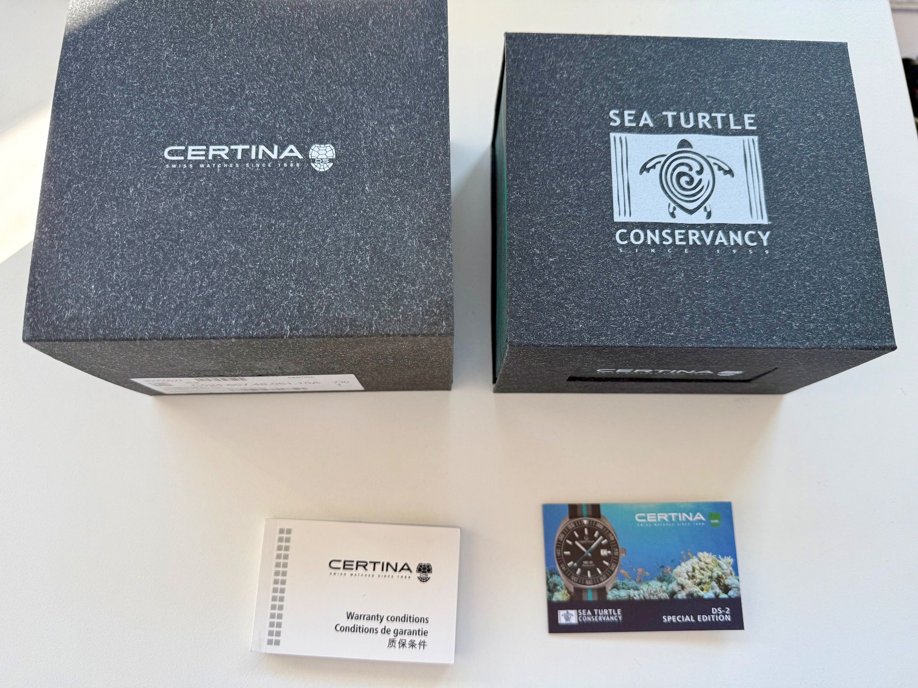 Certina Orologi: DS-2 TURNING BEZEL SEA TURTLE CONSERVANCY - Top Zustand – Usato da Uetikon am See venduto da Siddhartha72 3