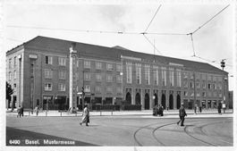 Gruss aus BASEL - Mustermesse Gebäude