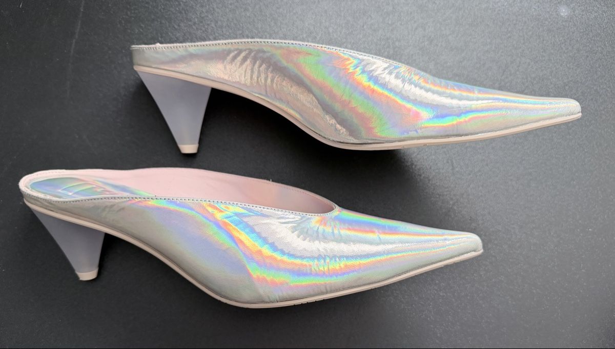 Scarpe da uomo: Mules RAS argentées  ✨taille 40  – Nuovo (secondo la descrizione) da Courgevaux venduto da auxtrouvailles 3