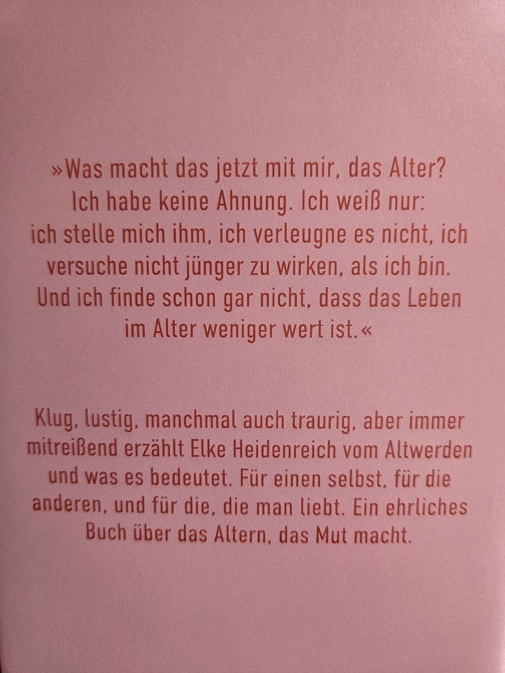 Livres: Altern von Elke Heidenreich – Neuf (Voir description) à Klosters par Riva123 1