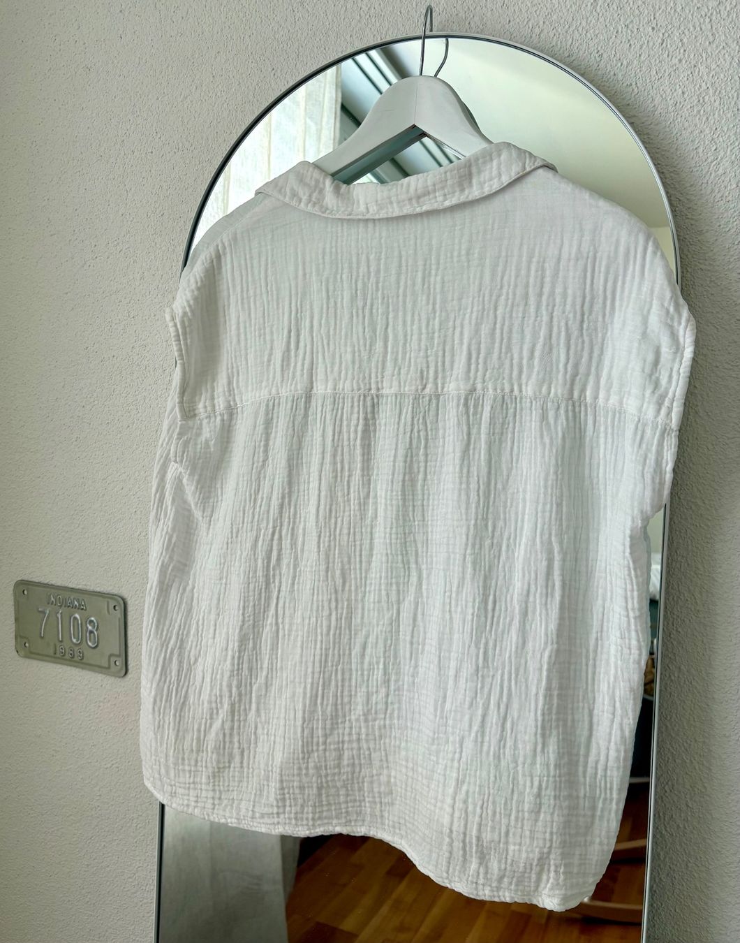 Camicette: Musselin Bluse weiss – Usato da Frauenfeld venduto da alexa_6408 1