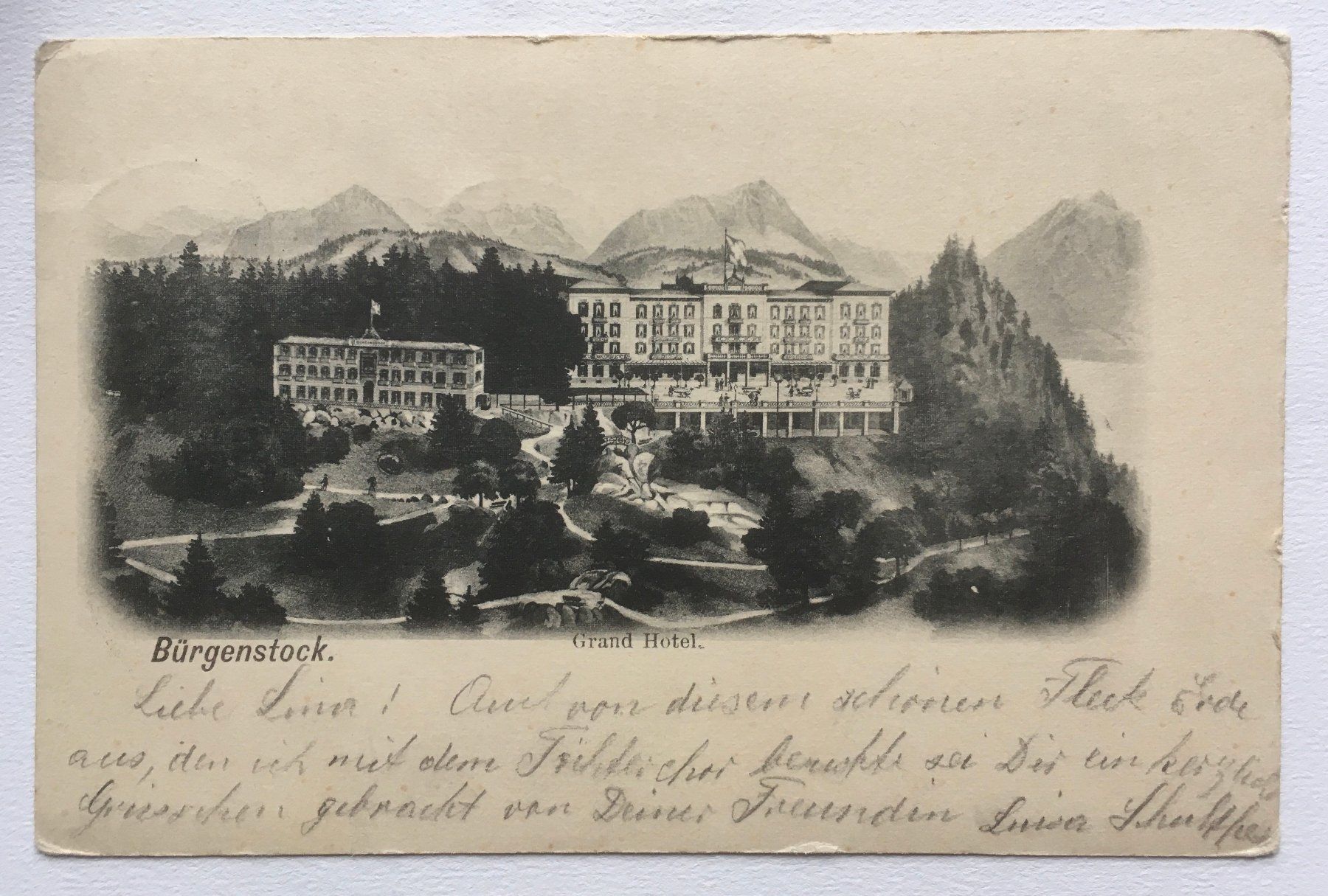 Cartoline postali: Ansichtskarte Bürgenstock – Usato da Dällikon venduto da All2