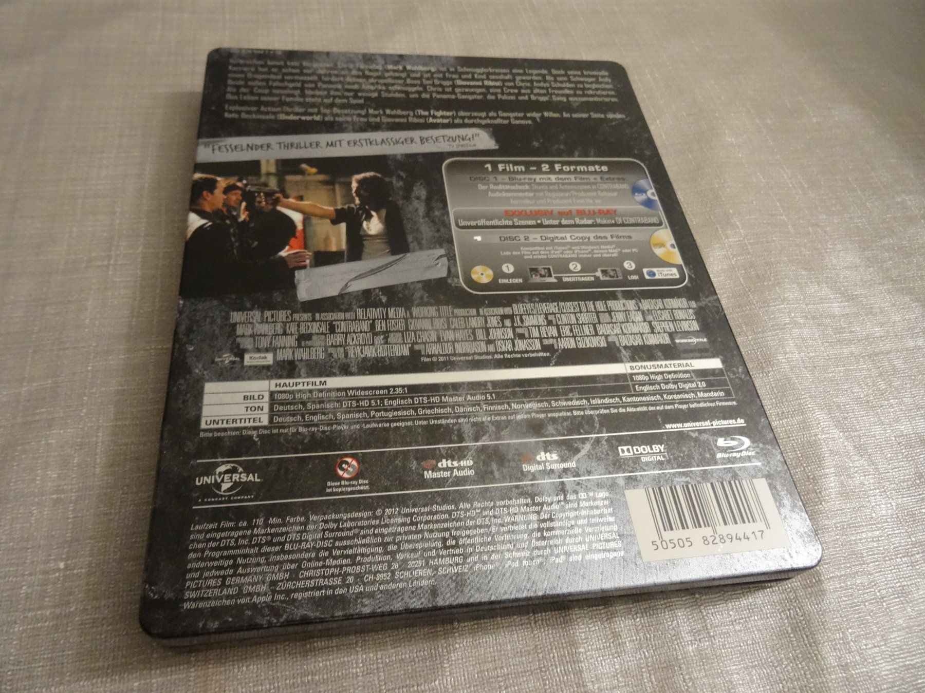 Alle DVDs: Contraband - Steelbook Blu-ray – Gebraucht aus Olten von Disc-Verkauf 2